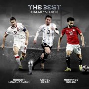 FIFA公布世界足球先生最终三人候选：莱万、梅西